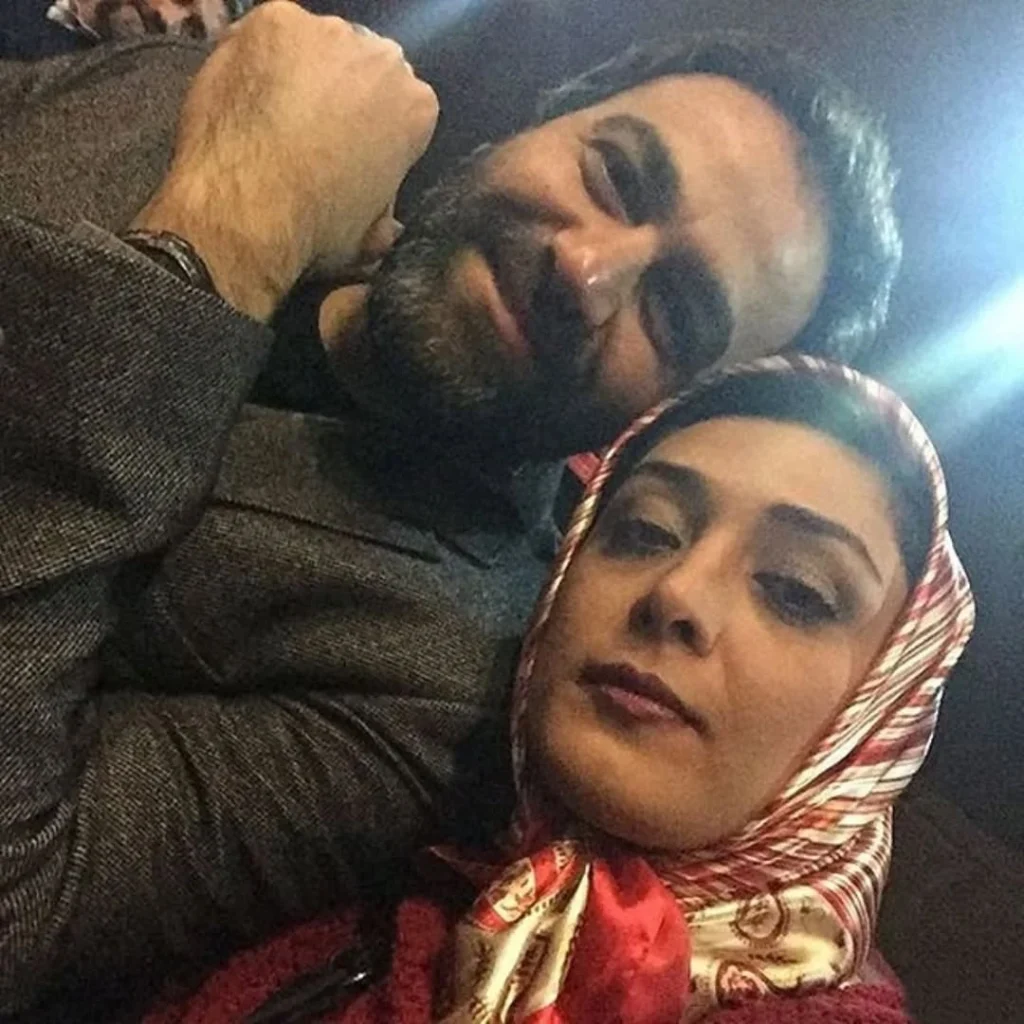 آرش مجیدی و همسرش