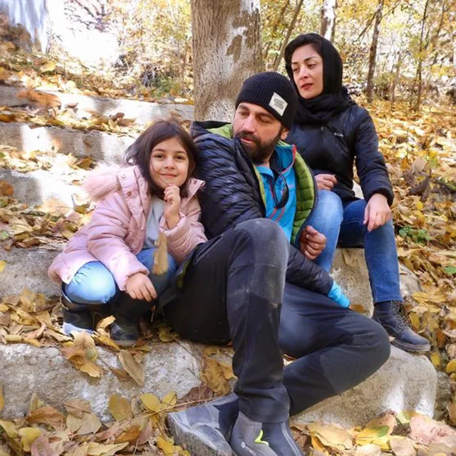 آرش مجیدی، همسر و دخترش