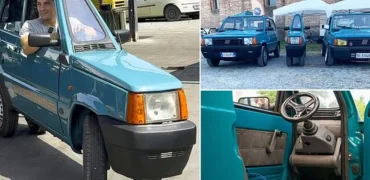 رونمایی از یک «فیات پاندا» به عنوان باریک‌ترین خودرو دست‌ساز جهان در ایتالیا!