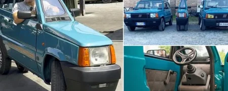 رونمایی از یک «فیات پاندا» به عنوان باریک‌ترین خودرو دست‌ساز جهان در ایتالیا!