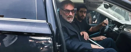 تصویر علی شمخانی به همراه پسرش در خودرو فولکس واگن ترند فضای مجازی شد!