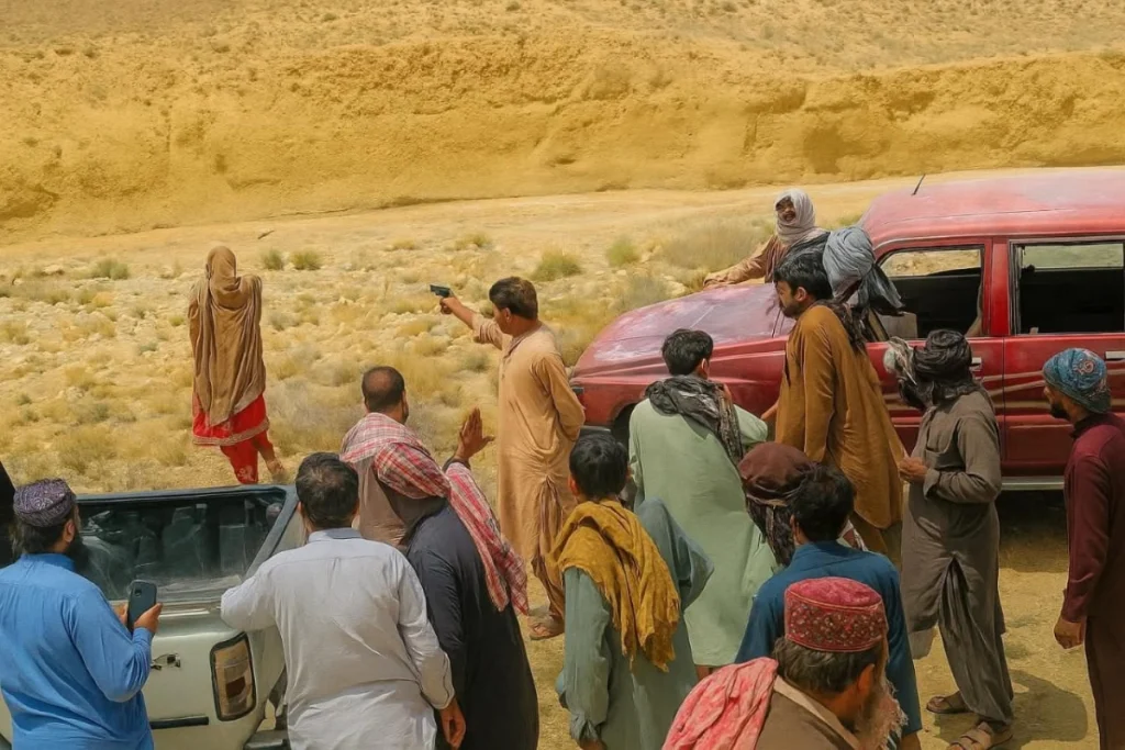 لحظه هولناک قتل مرد و زن جوان پاکستانی به اتهام ازدواج بدون رضایت خانواده + ویدئو