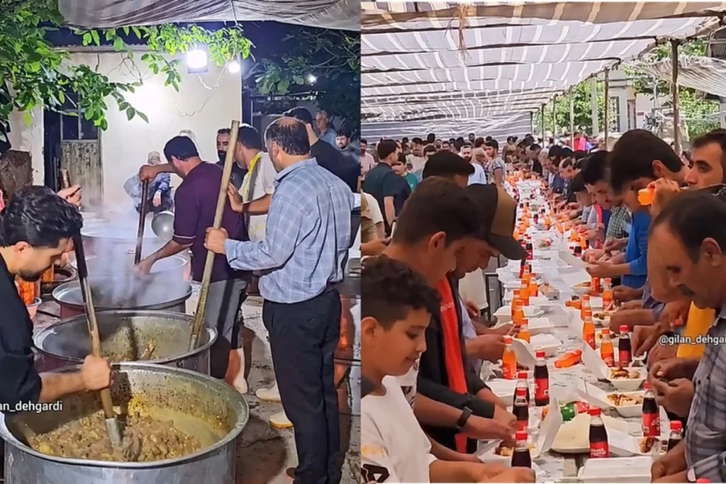 بزرگ‌ترین مراسم عروسی در ایران در روستای «پیرکوه» گیلان با ۶ هزار مهمان! + ویدیو