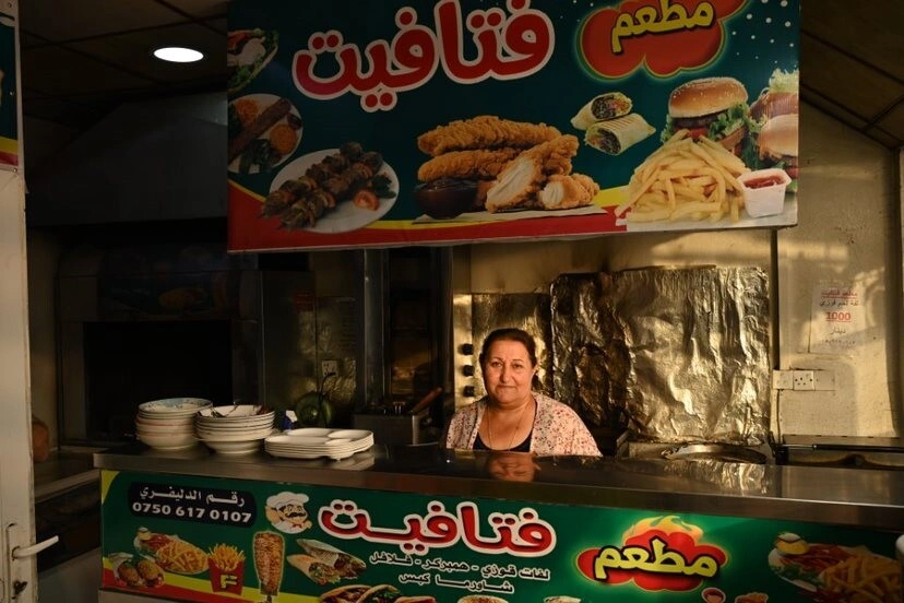 رستوران خیابانی در عراق