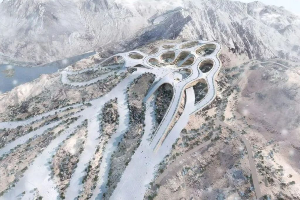 مشکلات عربستان در ساخت پیست اسکی در بیابان برای میزبانی بازیهای زمستانی