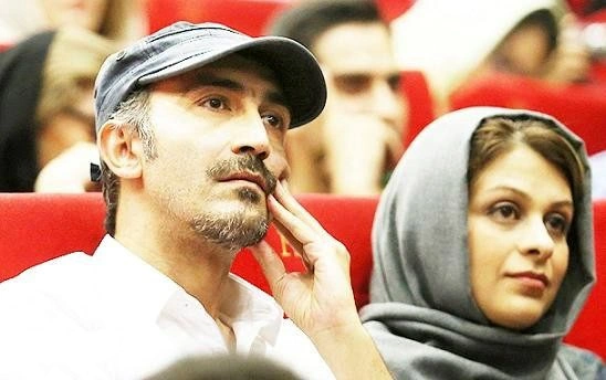 هادی حجازی‌فر و همسرش