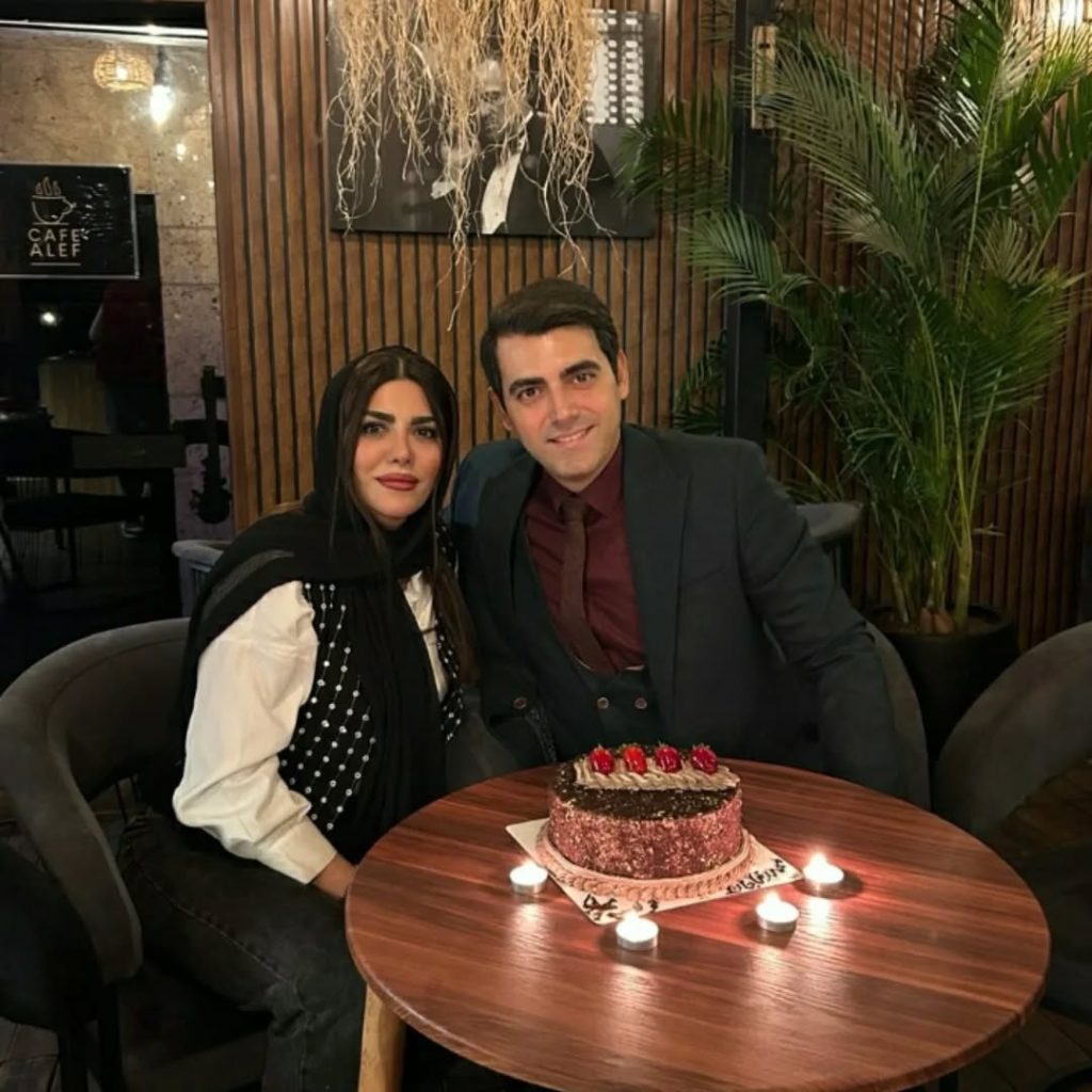 محمدرضا رهبری و همسرش