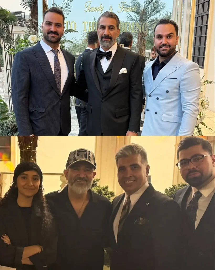 هنرمندان در عروسی محمد نادری