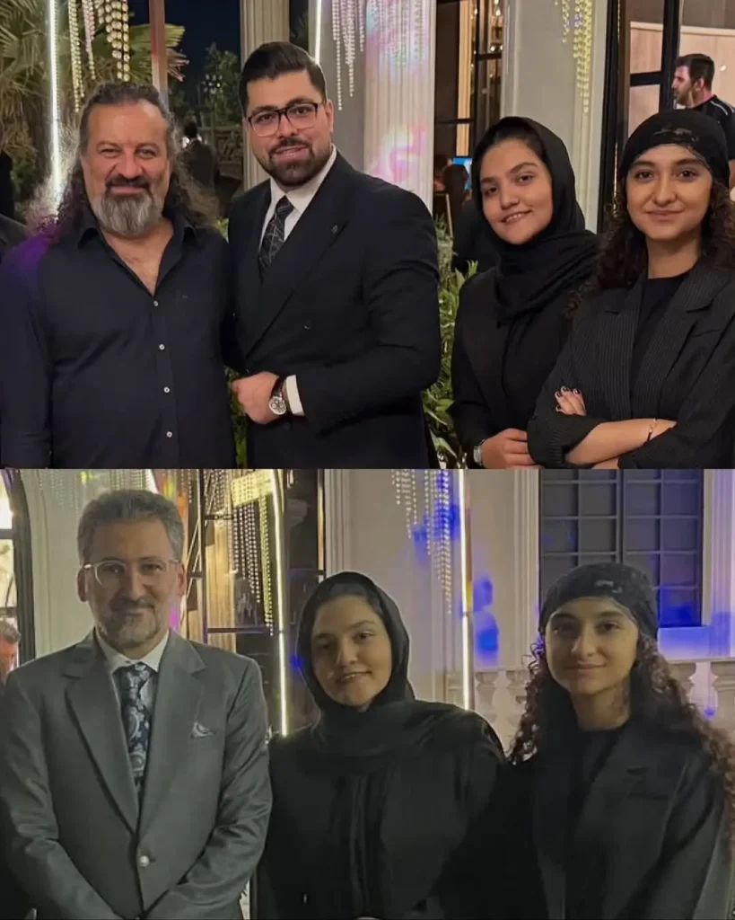 هنرمندان در عروسی محمد نادری