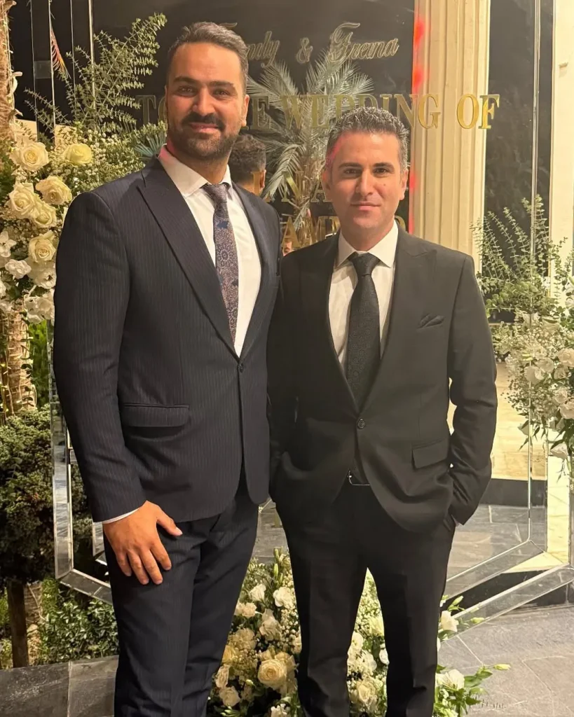 هنرمندان در عروسی محمد نادری