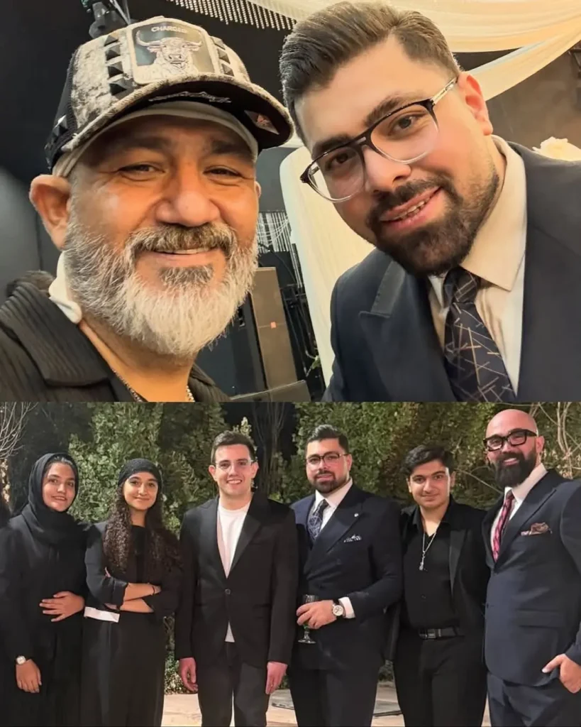 هنرمندان در عروسی محمد نادری