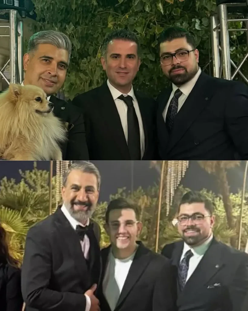 هنرمندان در عروسی محمد نادری