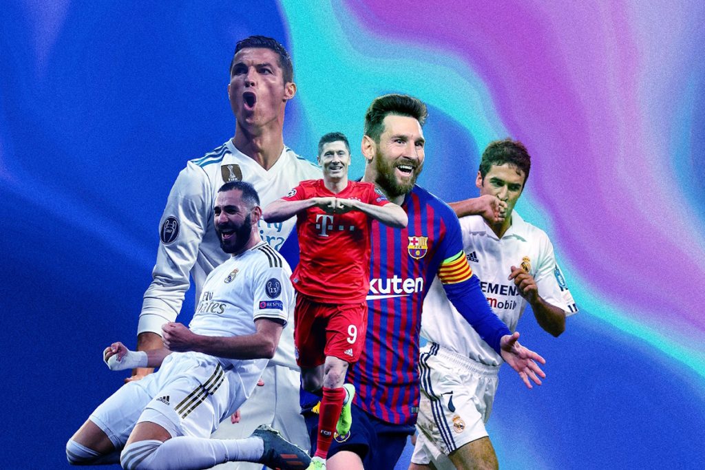 بررسی آماری بهترین گلزنان تاریخ لیگ قهرمانان اروپا بدون احتساب مرحله مقدماتی