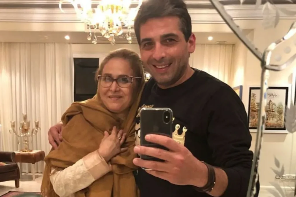حمید گودرزی و مادرش