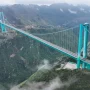 افتتاح بلندترین پل جهان با ۲ برابر ارتفاع برج ایفل؛ کاهش زمان تردد از دو ساعت به دو دقیقه