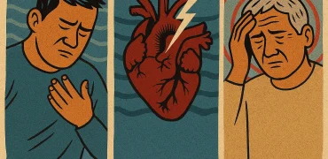 ۹۹ درصد افراد سال‌ها قبل از سکته قلبی این نشانه‌ها را دارند