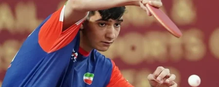 بنیامین فرجی نفر رنکینگ ۱۳ جهان از کره جنوبی را نیز مانند تنیس‌باز چینی بدرقه کرد!