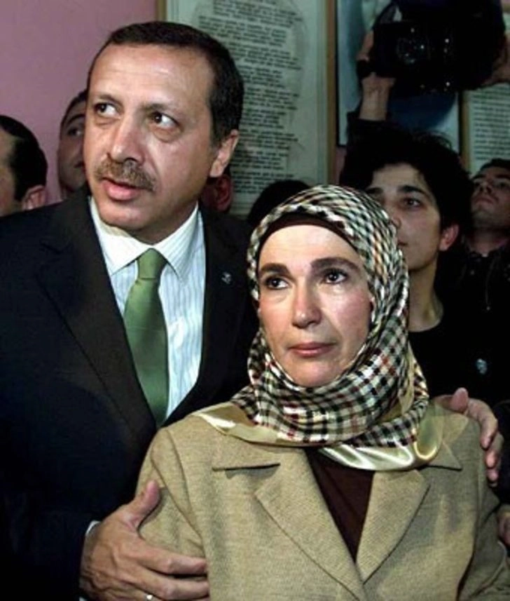 رجب طیب اردوغان و همسرش