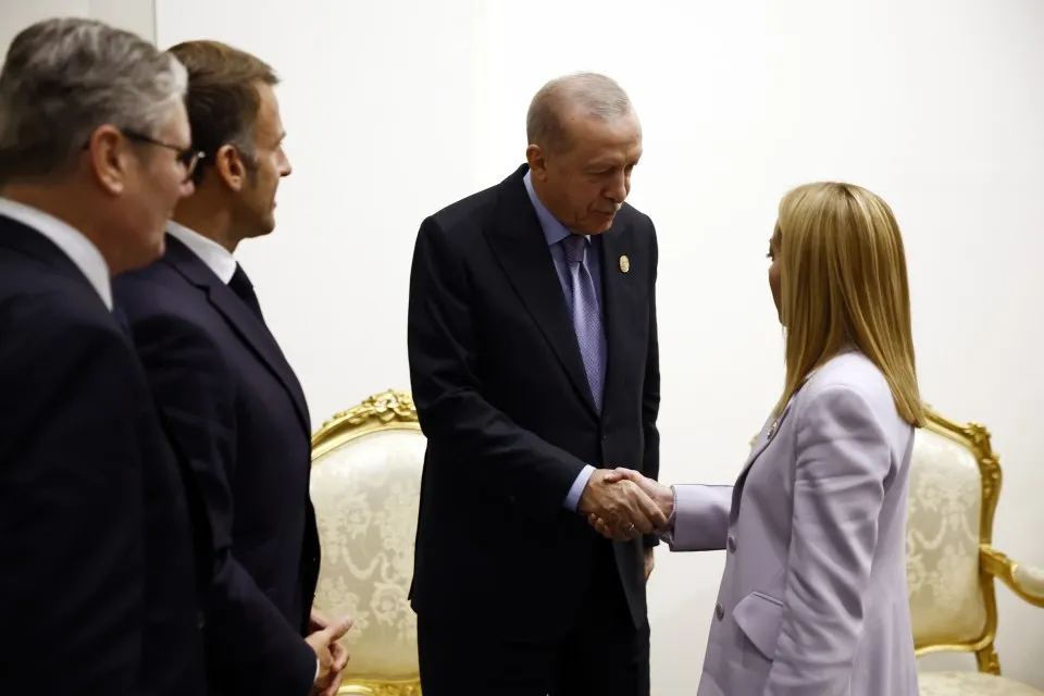 جورجیا ملونی و اردوغان
