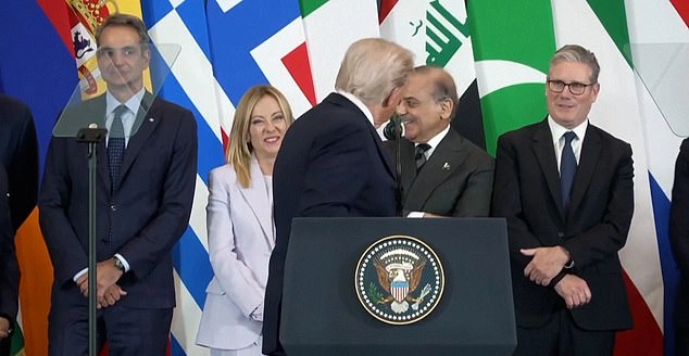 جورجیا ملونی و ترامپ