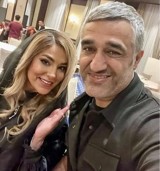 پژمان جمشیدی و همسرش