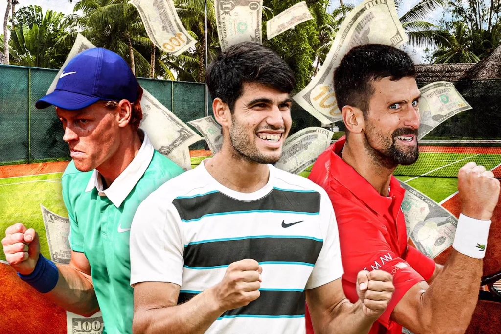 ۲۰ بازیکن برتر تنیس مردان جهان با بیشترین جوایز نقدی در دوران حرفه‌ای [رتبه‌بندی ۲۰۲۵]