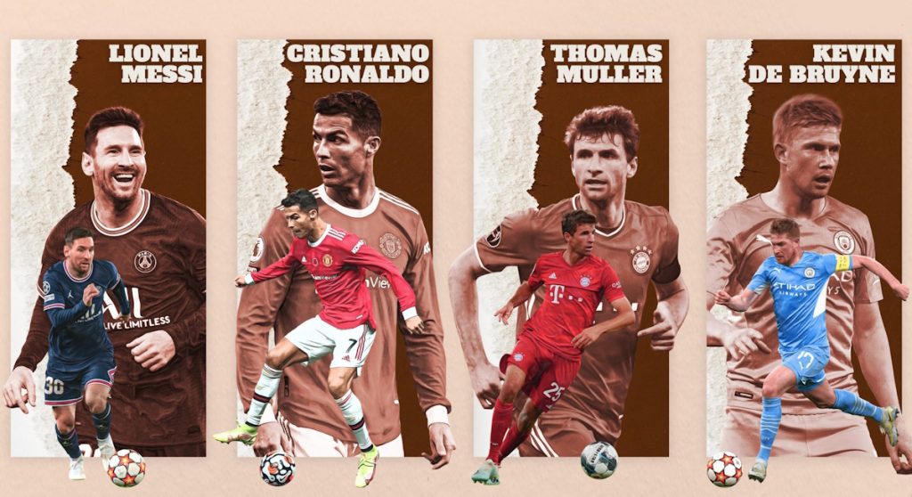 بیشترین پاس گل تاریخ فوتبال