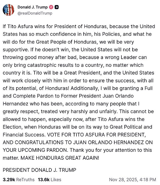 پست دونالد ترامپ