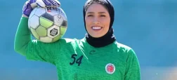 دروازه‌بان تیم ملی فوتبال زنان ایران: «آرزویم ازدواج با مسی است!» + ویدیو
