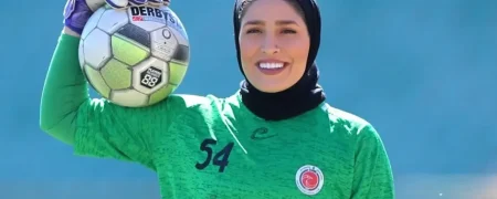 دروازه‌بان تیم ملی فوتبال زنان ایران: «آرزویم ازدواج با مسی است!» + ویدیو