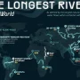 ۱۵ رودخانه طولانی جهان همراه با رتبه‌بندی و کشورهایی که میزبان آن‌ها هستند + اینفوگرافی