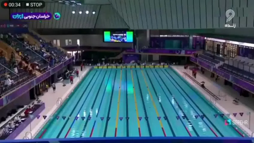 رژه زنان شناگر بازی‌های اسلامی در پخش زنده شبکه ورزش! + ویدیو