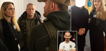 دستگیری بادیگارد آنجلینا جولی در اوکراین برای بردن او به میدان نبرد با روسیه + ویدیو