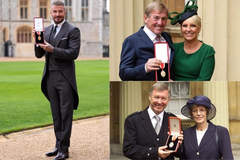 تمام فوتبالیست‌ها، مربیان و داورانی که تاکنون نشان شوالیه بریتانیا را دریافت کرده‌اند