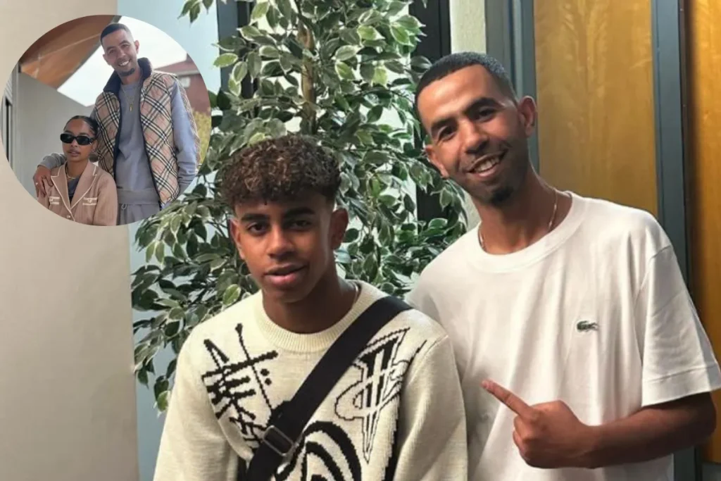 پدر لامینه یامال عاشق شد؛ نامزد مونیر نصراوی تنها ۵ سال از ستاره بارسلونا بزرگتر است!