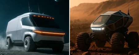 انقلاب در حمل‌ونقل فضایی؛ ماه‌نوردها و مریخ‌نوردهای آینده چه شکلی خواهند بود؟