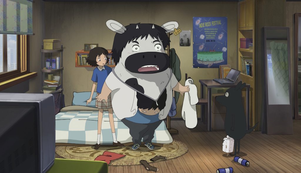 دختر ماهوارهای و گاو شیرده