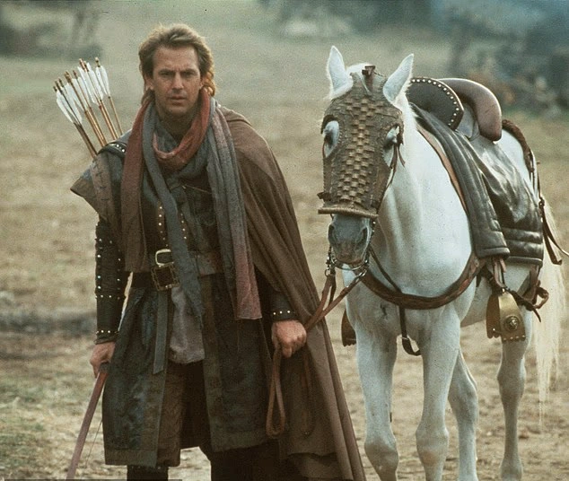 کوین کاستنر در نقش رابین هود