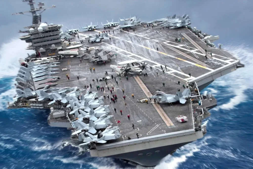 ناوهای هواپیمابر با وجود جثه بزرگ خود چگونه از دید دشمن پنهان می‌شوند؟