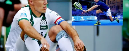 آرین روبن پس از بازنشستگی از فوتبال در ۴۱ سالگی وارد دنیای حرفه‌ای پدل شد