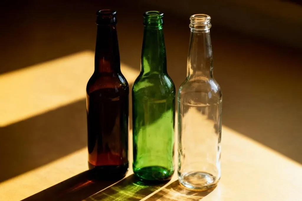 رنگ بطری های ماءالشعیر