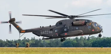 تیک‌آف  دیدنی CH-۵۳ قوی‌ترین و سنگین‌ترین هلیکوپتر ارتش آلمان + ویدیو