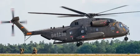 تیک‌آف  دیدنی CH-۵۳ قوی‌ترین و سنگین‌ترین هلیکوپتر ارتش آلمان + ویدیو