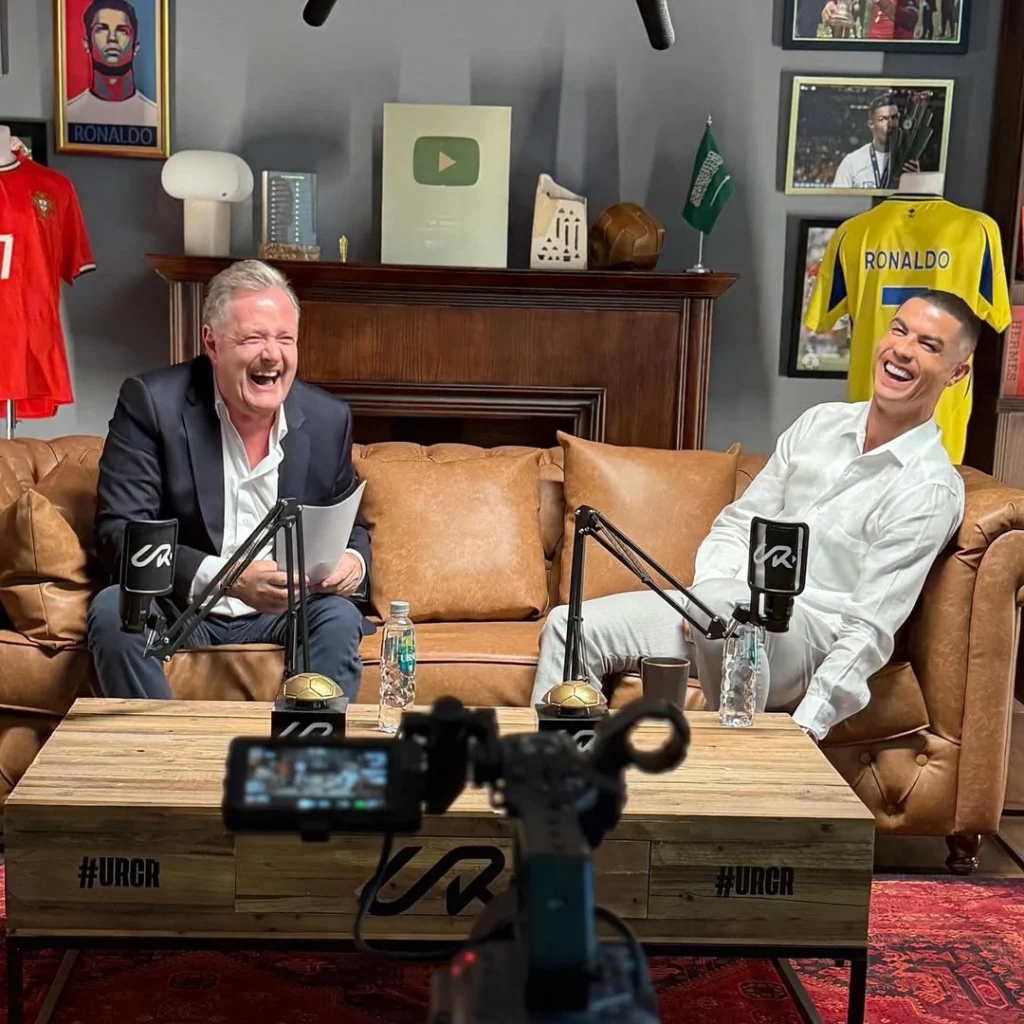 کریستیانو رونالدو و پیرس مورگان