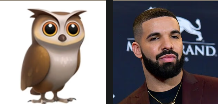 درِیک و ایموجی جغد