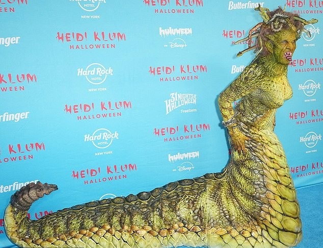 هایدی کلوم در جشن هالووین