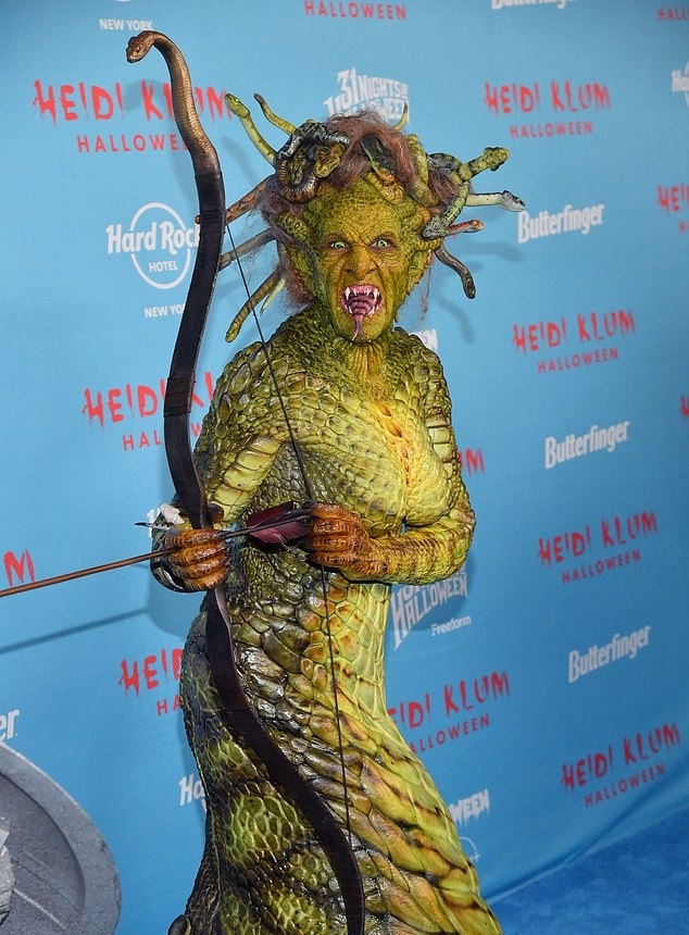 هایدی کلوم در جشن هالووین