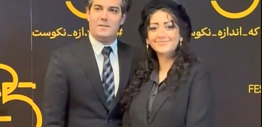 استایل امیرعلی نبویان و همسرش در اختتامیه جشنواره ۲۵ مورد توجه قرار گرفت + ویدیو