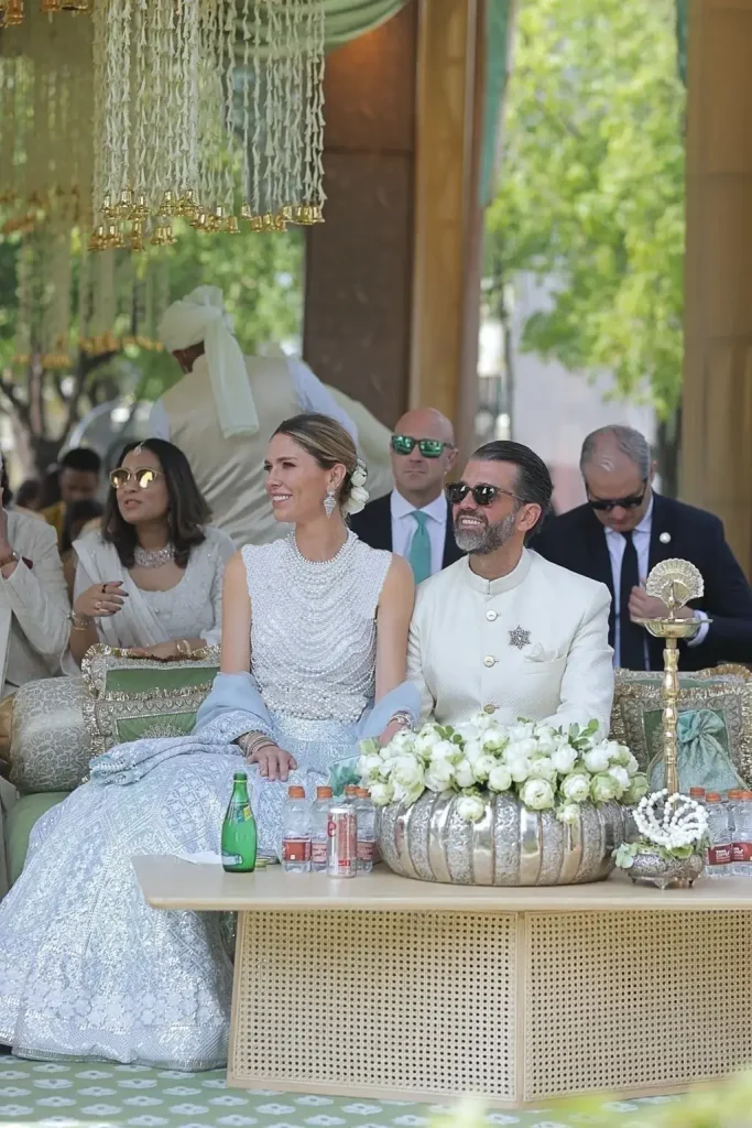 دونالد ترامپ جونیور عروسی زوج میلیاردر هندی