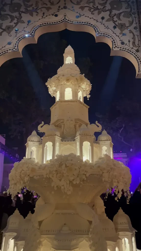 کیک عروسی زوج میلیاردر هندی